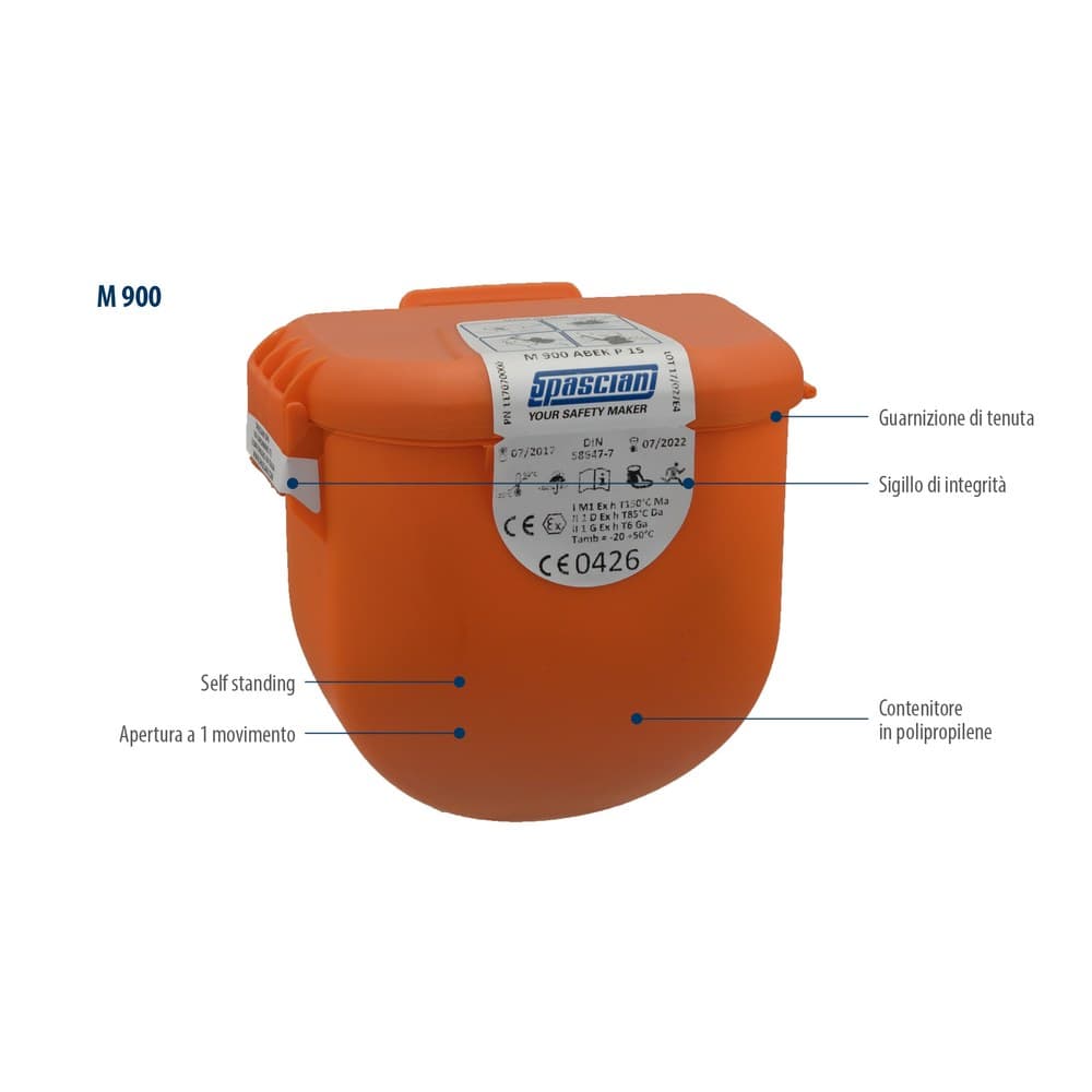 Contenitore, tracolla e cintura per M900 e H 900