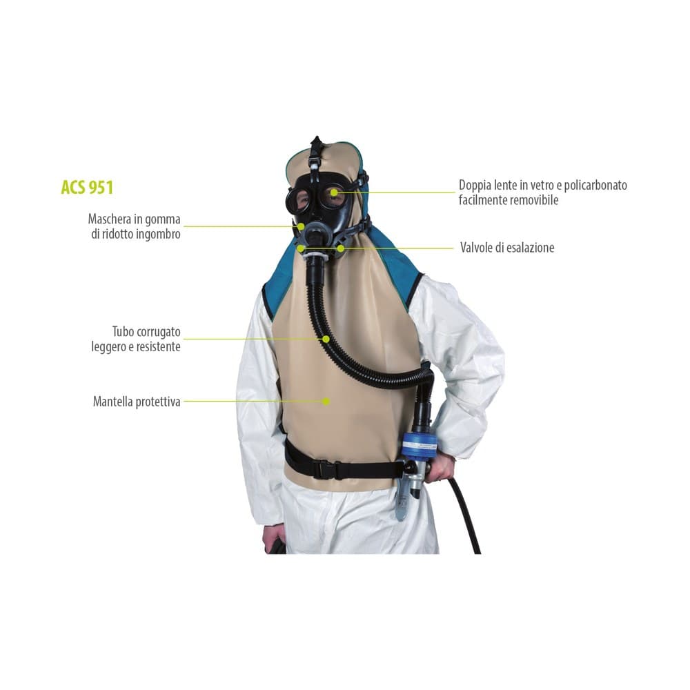 Respiratore per sabbiatura ACS 951