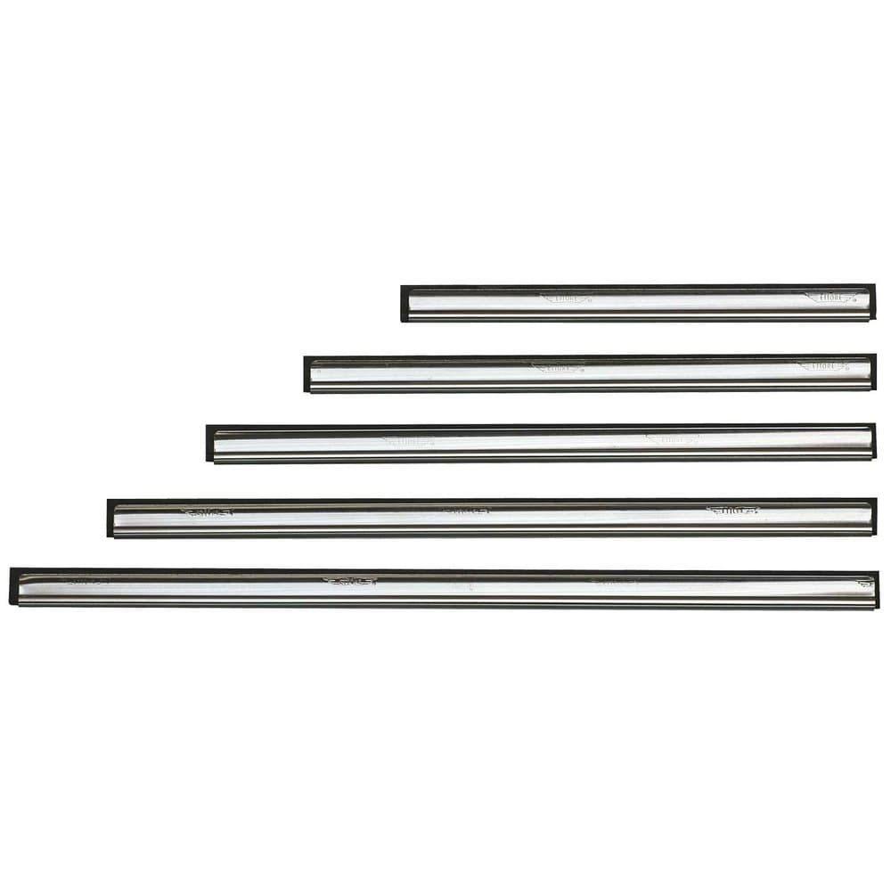Asta per tergivetro in acciaio inox con gomma
